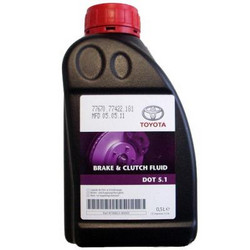Toyota ��������� �������� DOT 5.1, Brake Fluid, 0.5� | ������� 0882380005