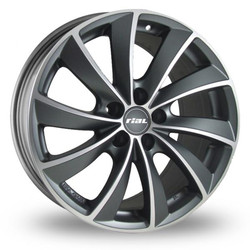 Rial RIAL LUGANO 7.5X17 5/120 ET36 d76.1 /graphit-matt front polished/ BMW [LU75736B93-9] | ������� LU75736B939