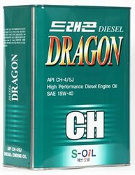 �������� �������� ����� Dragon DIESEL CH-4 15W-40", 4� ����������������� | ������� DCH15W4004