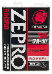 �������� �������� ����� Idemitsu Zepro Racing Sn 5W40 4� ������������� | ������� 3585041