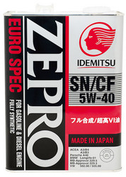 �������� �������� ����� Idemitsu Zepro Euro Spec Sn/Cf 5W40 4� ������������� | ������� 1849041