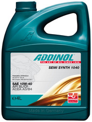 �������� �������� ����� Addinol Semi Synth 1040 10W-40, 4� ����������������� | ������� 4014766249968