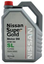 �������� �������� ����� Nissan Super Gold 20W50 SL ����������� | ������� KLAL620504