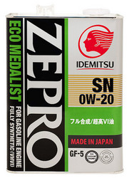 �������� �������� ����� Idemitsu Zepro Ecomedalist Sn/Gf-5 0W-20 4� ������������� | ������� 3583041