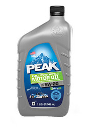 �������� �������� ����� Peak Full Synthetic Motor Oil 5W-20 (0,946�) ������������� | ������� P2MS576