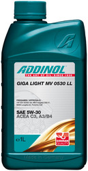 �������� �������� ����� Addinol Giga Light (Motorenol) MV 0530 LL 5W-30, 1� ������������� | ������� 4014766072573