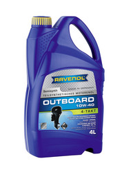 �������� �������� ����� Ravenol ��� 4-T ���.������� Outboardoel 4T SAE 10W-40 (4�) new ����������������� | ������� 4014835729193