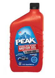�������� �������� ����� Peak High Mileage Oil 5W-20 (0,946�) ����������������� | ������� P2MH576