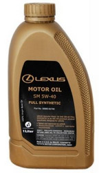 �������� �������� ����� Toyota LEXUS Motor Oil Full Synthetic SM SAE 5W-40 (1�) ������������� | ������� 0888082790