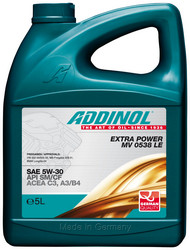 �������� �������� ����� Addinol Extra Power MV 0538 LE 5W-30, 5� ������������� | ������� 4014766242716