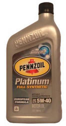 �������� �������� ����� Pennzoil Platinum European Formula 5W-40 ������������� | ������� 071611917902