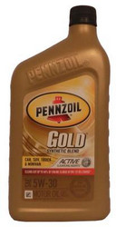 �������� �������� ����� Pennzoil Gold SAE Synthetic Blend Motor Oil 5W-30 ������������� | ������� 071611900690