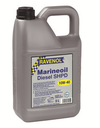 �������� �������� ����� Ravenol Marineoil DIESEL SHPD 10W40, 5� ����������� | ������� 4014835629554