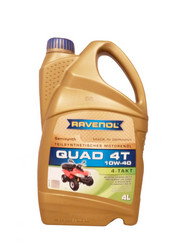 �������� �������� ����� Ravenol ����� ��� ������������ QUAD 4T SAE10W-40 (4�) ����������������� | ������� 4014835771192